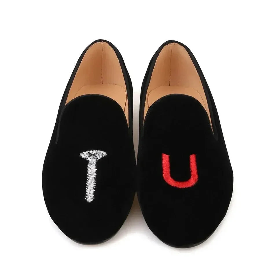 Party-Ready Embroidered Women Loafers -Guocali