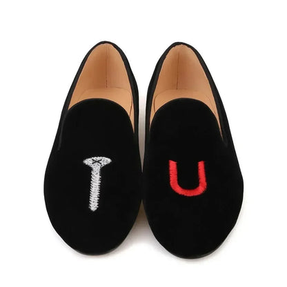 Party-Ready Embroidered Women Loafers -Guocali