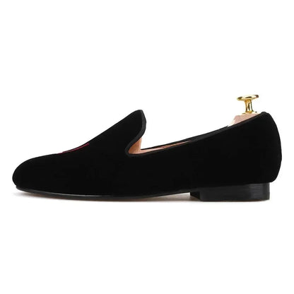 Party-Ready Embroidered Women Loafers -Guocali