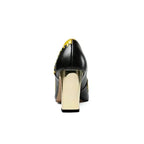Patchwork Leather High Heels Women Pumps 8842082910539