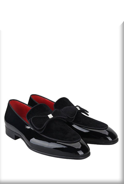 Patent Leather Velvet Men Loafers - Men Shoes - Loafer Shoes - Guocali