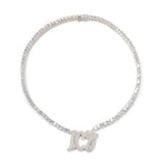 Personalized Name Pendant Necklace - Rhinestone -Guocali