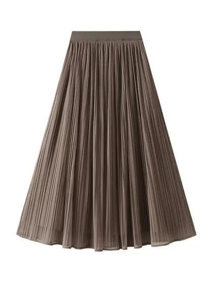Pleated Skirt Fashion Reversible Design -Guocali