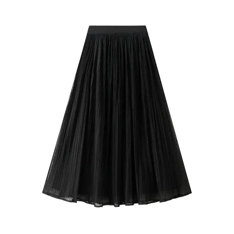 Pleated Skirt Fashion Reversible Design -Guocali