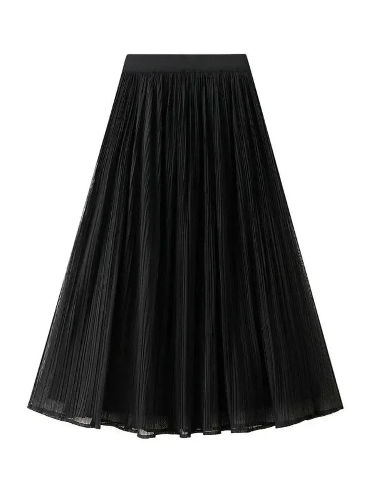 Pleated Skirt Fashion Reversible Design -Guocali