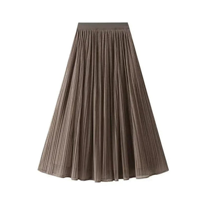 Pleated Skirt Fashion Reversible Design -Guocali