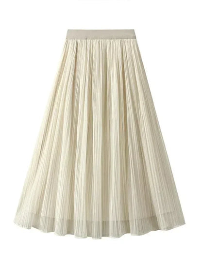 Pleated Skirt Fashion Reversible Design -Guocali