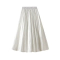 Pleated Skirt Women Fairy Style - Elastic Midi Women Skirt