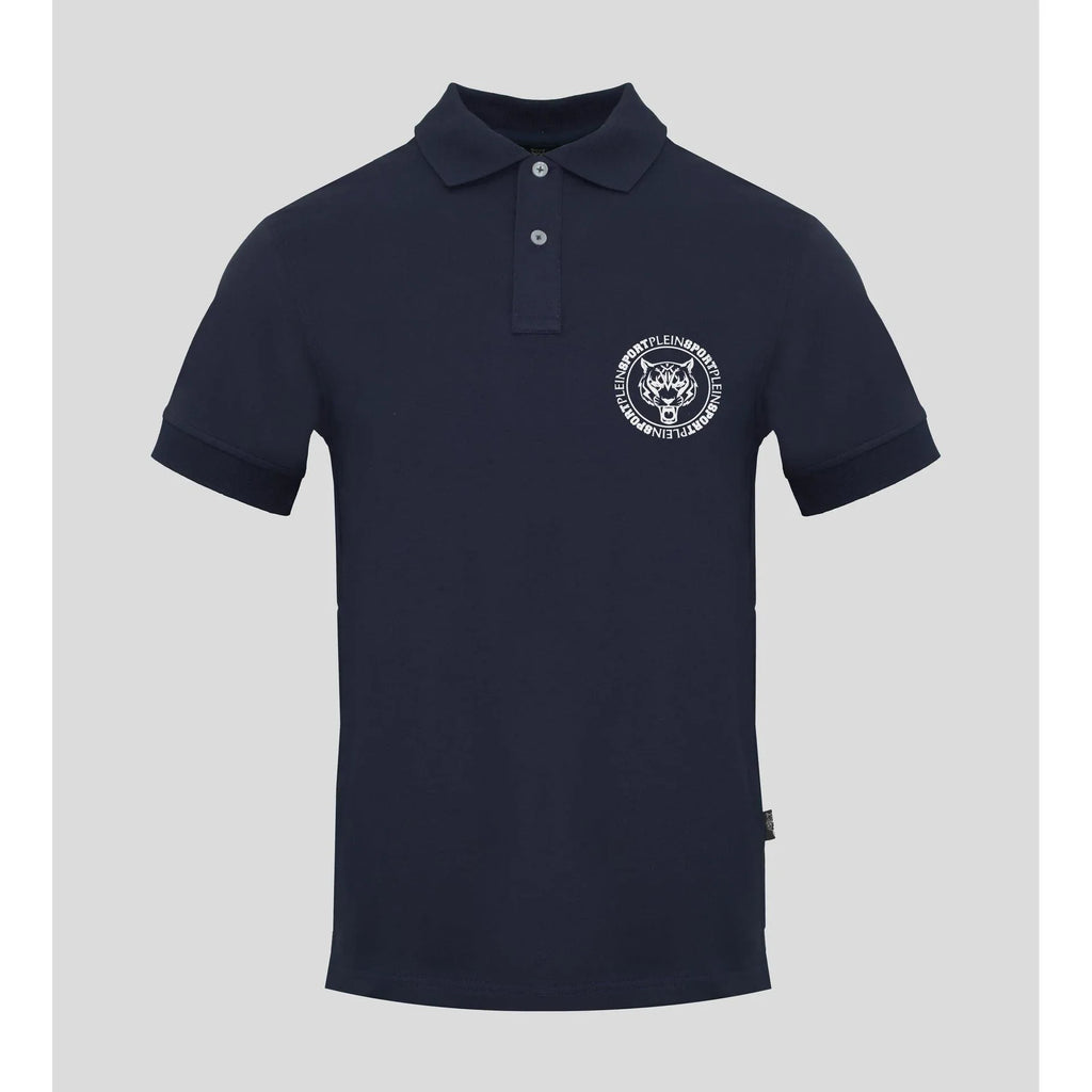 Plein Sport Men Short Sleeves Cotton Polo Shirt – Breathable - Navy -Guocali