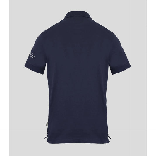 Plein Sport Men Short Sleeves Cotton Polo Shirt – Stretchable - Navy -Guocali