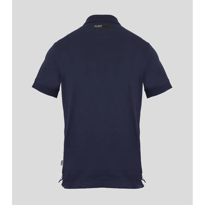 Plein Sport Men Short Sleeves Polo Shirt – Breathable - Navy -Guocali