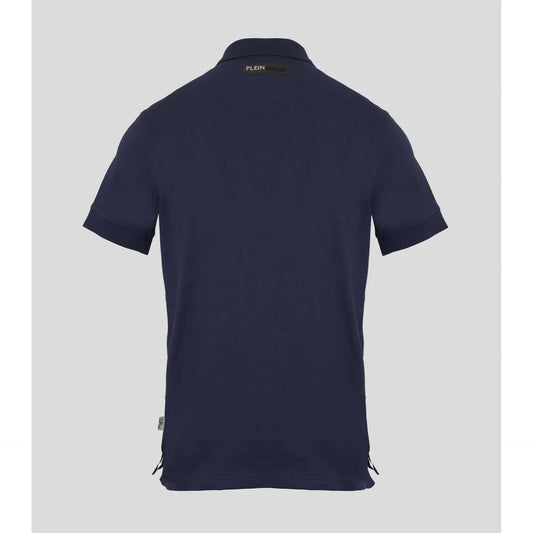 Plein Sport Men Short Sleeves Polo Shirt – Breathable - Navy -Guocali