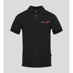 Plein Sport Men Short Sleeves Polo Shirt – Stretchable - Black -Guocali