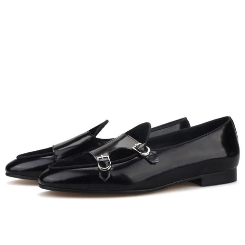 Men Dress Loafers - Buckles, Straps Monk Strap Formal Dress Shoes