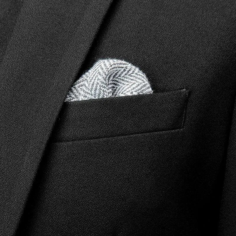 Professional Men’s Suit - Solid Single-Breasted