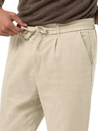 Professional Men Trousers – Mid Rise Drawstring -Guocali