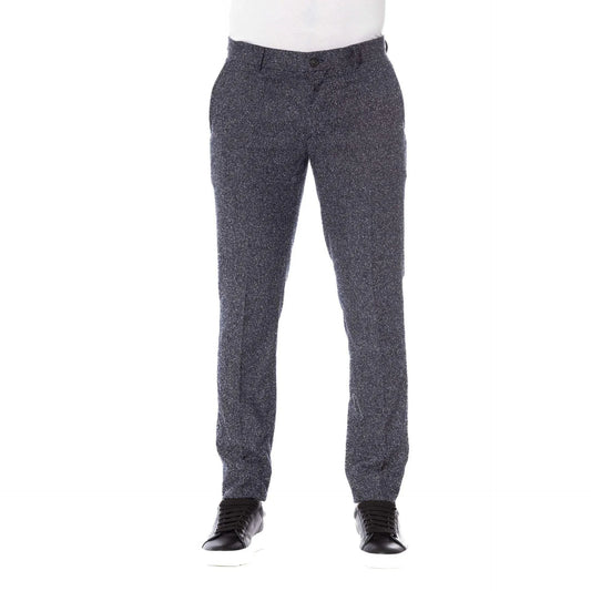 Professional Men Trousers – Mid Rise Flat Front -Guocali