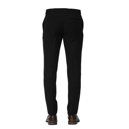 Professional Men Trousers – Mid-Rise Wrinkle-Resistant -Guocali