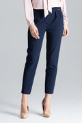 Professional Women Trousers – Mid Rise Pleated Front -Guocali