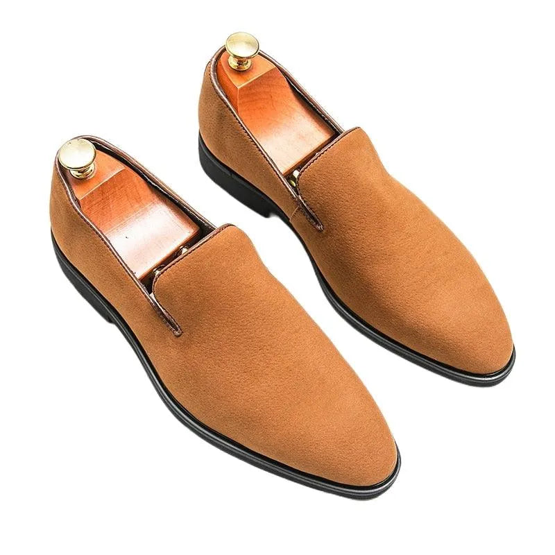 Men Casual Slipper Dress Loafers - Slip-On Formal Dress Shoes