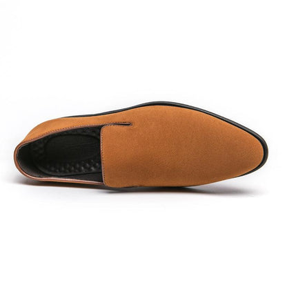 Red Sole Suede Formal Men Loafers - Men Shoes - Loafer Shoes - Guocali