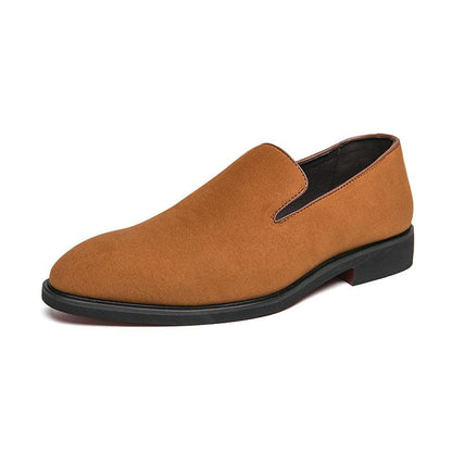 Red Sole Suede Formal Men Loafers - Men Shoes - Loafer Shoes - Guocali