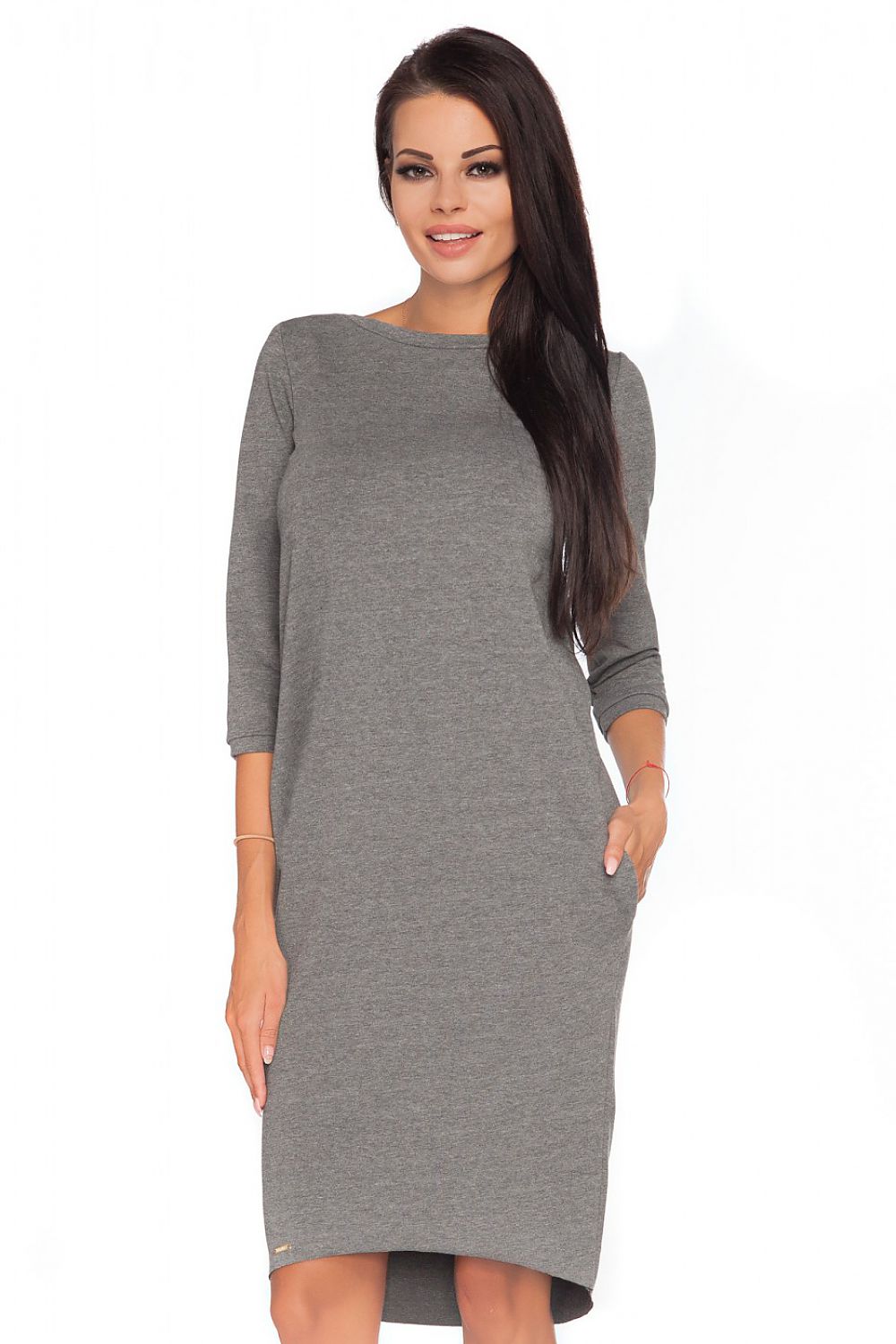 Relaxed Fit Knit Day Dress Everyday Style-Day Dress-GUOCALI