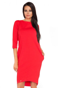 Relaxed Fit Knit Day Dress Everyday Style - Guocali