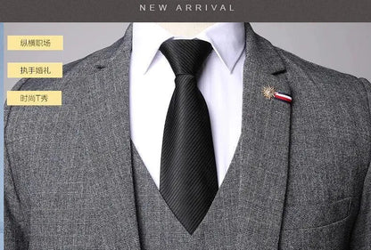 Retro Plaid Men Suit - Slim Fit Business Formal -Guocali
