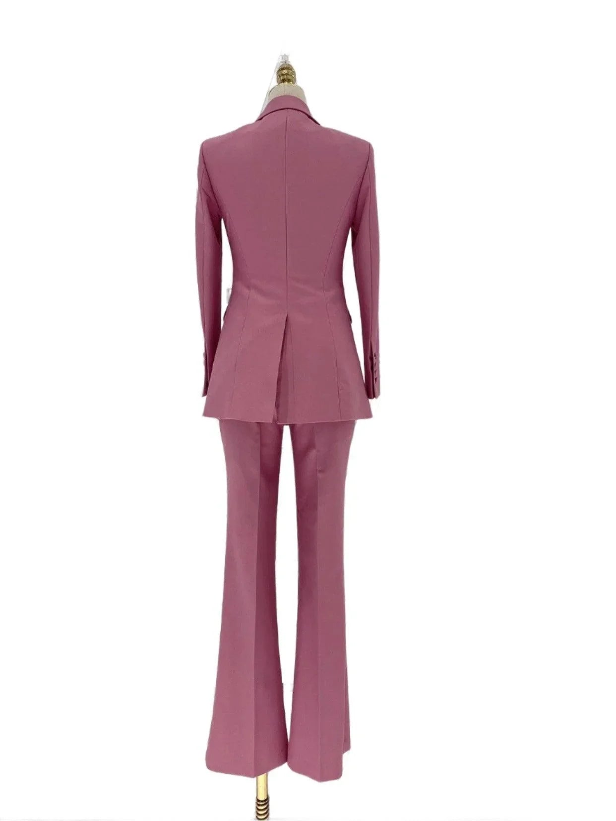 Rose Two Piece Pant Suit - Women Slim Fit Trouser Suit -Guocali