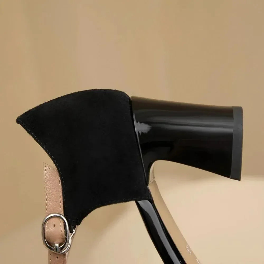 Sandals Leather Pointed Toe Women Sandals -Guocali