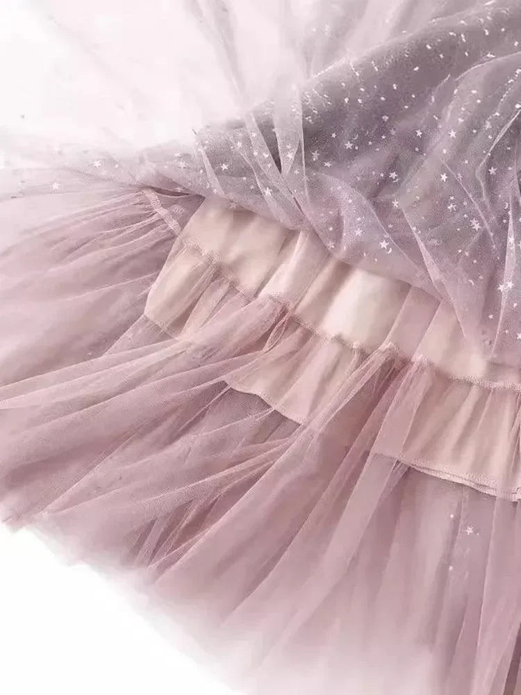 Sequin Skirt Gradient Guocali -Guocali