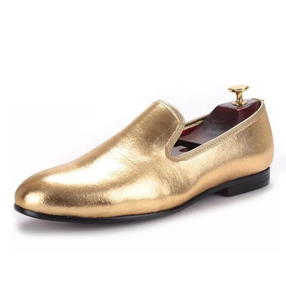 Shiny Slip-On Men loafers - Men Shoes -Guocali