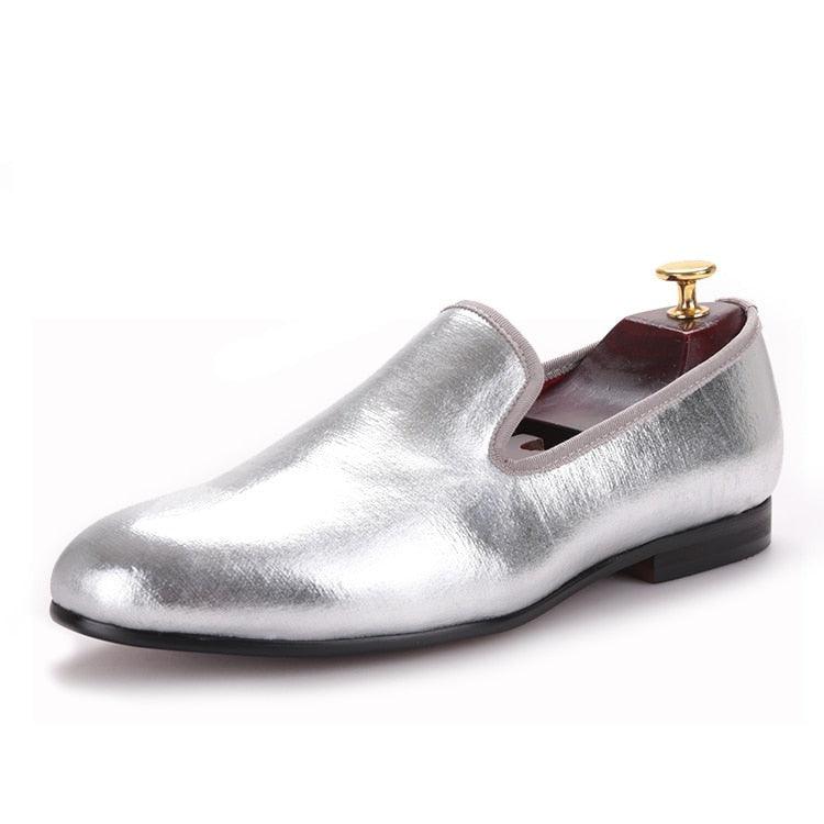 Shiny Slip-On Men loafers - Men Shoes - Loafer Shoes - Guocali