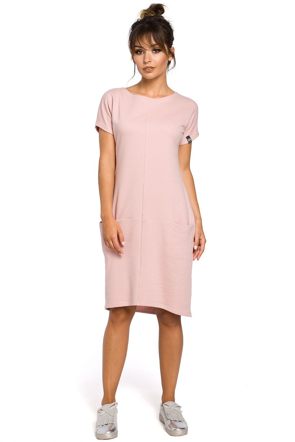 Short Sleeve Loose Day Dress Casual Style-Day Dress-GUOCALI