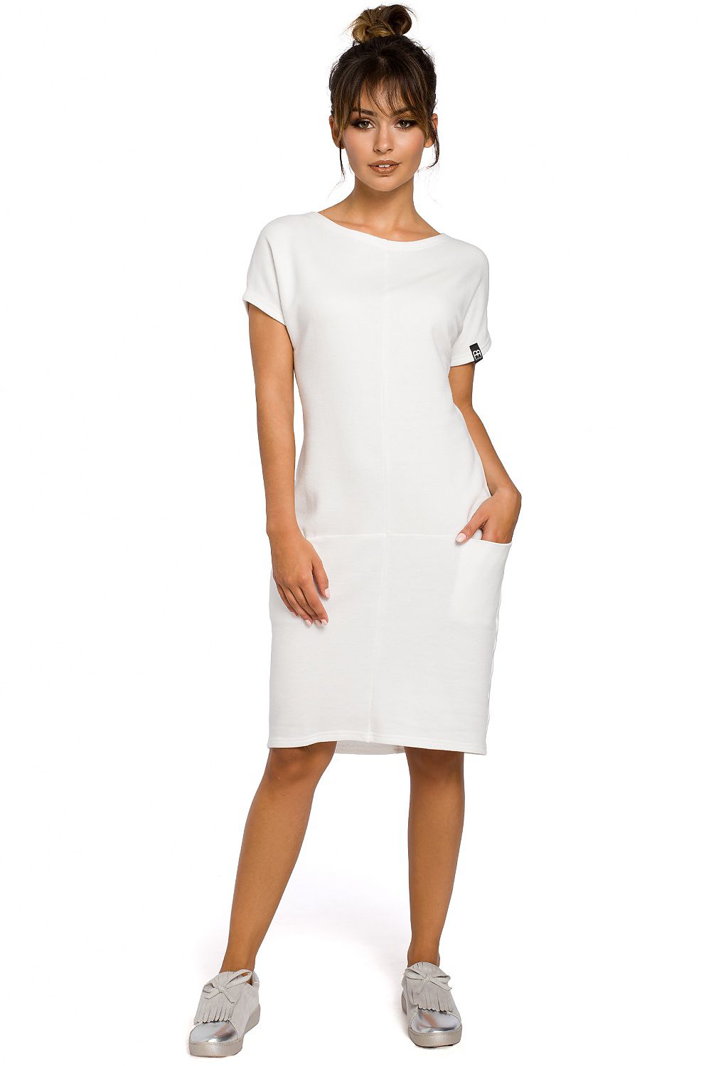 Short Sleeve Loose Day Dress Casual Style-Day Dress-GUOCALI