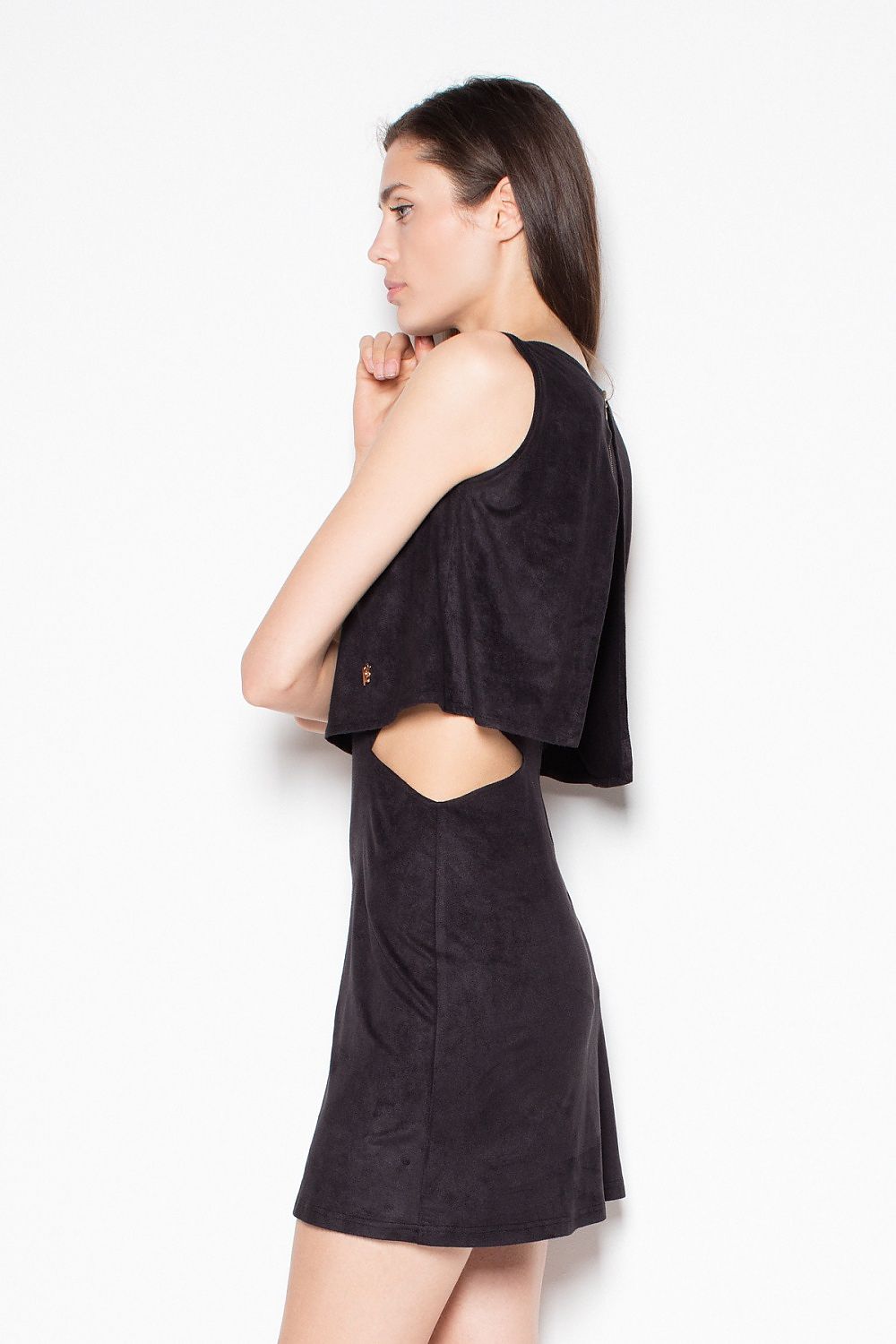 Sleeveless Cut Out Mini Dress Casual Style-Day Dress-GUOCALI