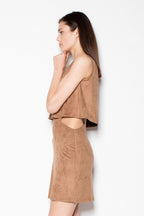 Sleeveless Cut Out Mini Dress Casual Style-Day Dress-GUOCALI