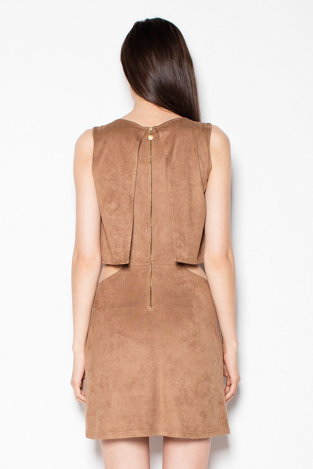 Sleeveless Cut Out Mini Dress Casual Style-Day Dress-GUOCALI