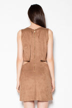 Sleeveless Cut Out Mini Dress Casual Style-Day Dress-GUOCALI