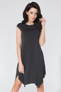 Sleeveless Knit Midi Dress Relaxed Casual Style-Day Dress-GUOCALI