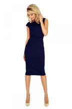 Sleeveless Midi Cocktail Dress Elegant Style-Day Dress-GUOCALI