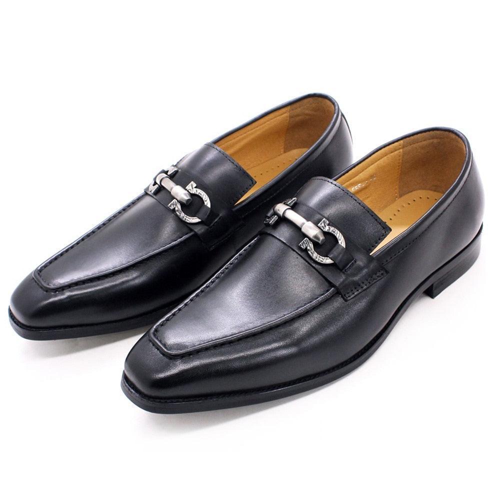 Slip On Leather Loafer Shoes - Men Shoes - Loafer Shoes - Guocali