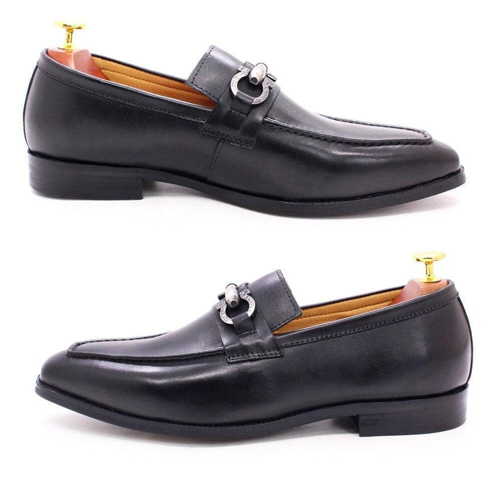 Slip On Leather Loafer Shoes - Men Shoes - Loafer Shoes - Guocali
