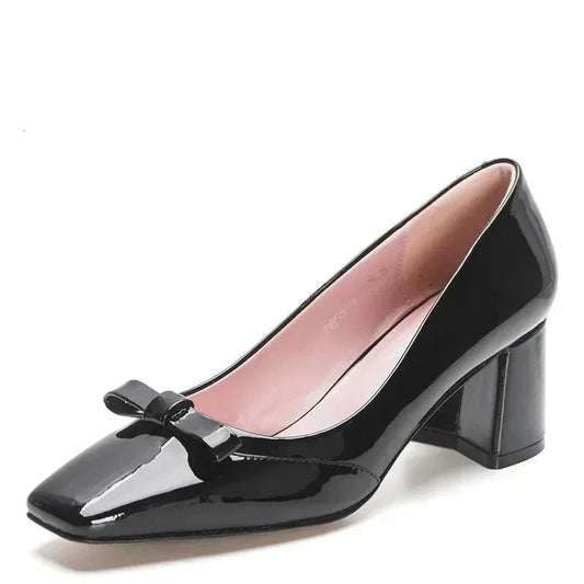 Slip-On Square Toe Women's Pumps Shoes -Guocali