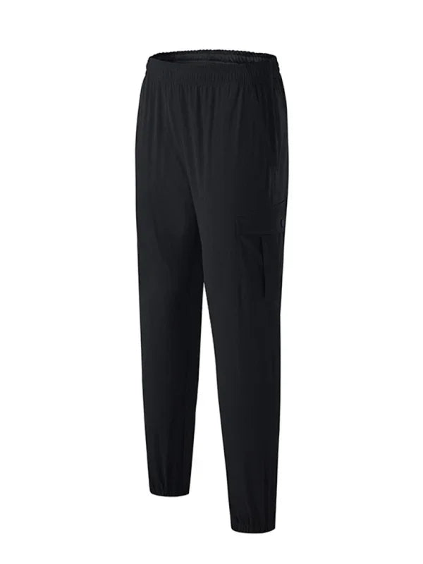 Sporty Men Cargo Pants – Mid Rise Quick-Drying -Guocali