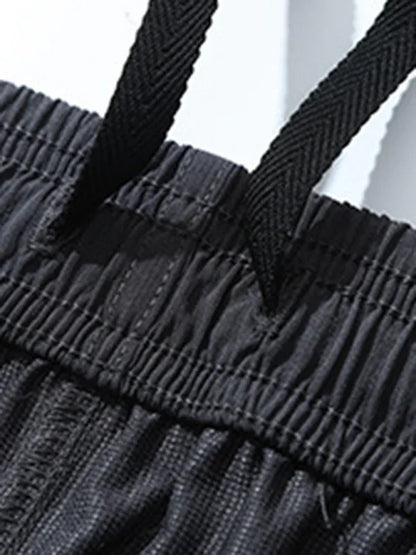 Sporty Men Cargo Pants – Mid Rise Quick-Drying -Guocali