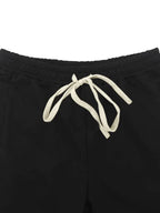 Sporty Men's Wide Leg Pants – Mid Rise Button Finish -Guocali