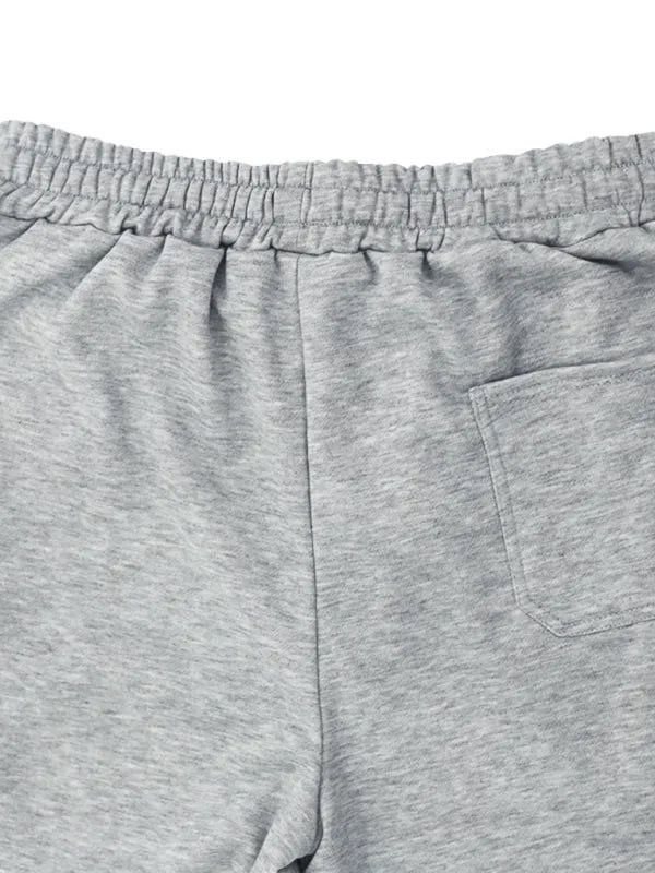 Sporty Men's Wide Leg Pants – Mid Rise Button Finish -Guocali