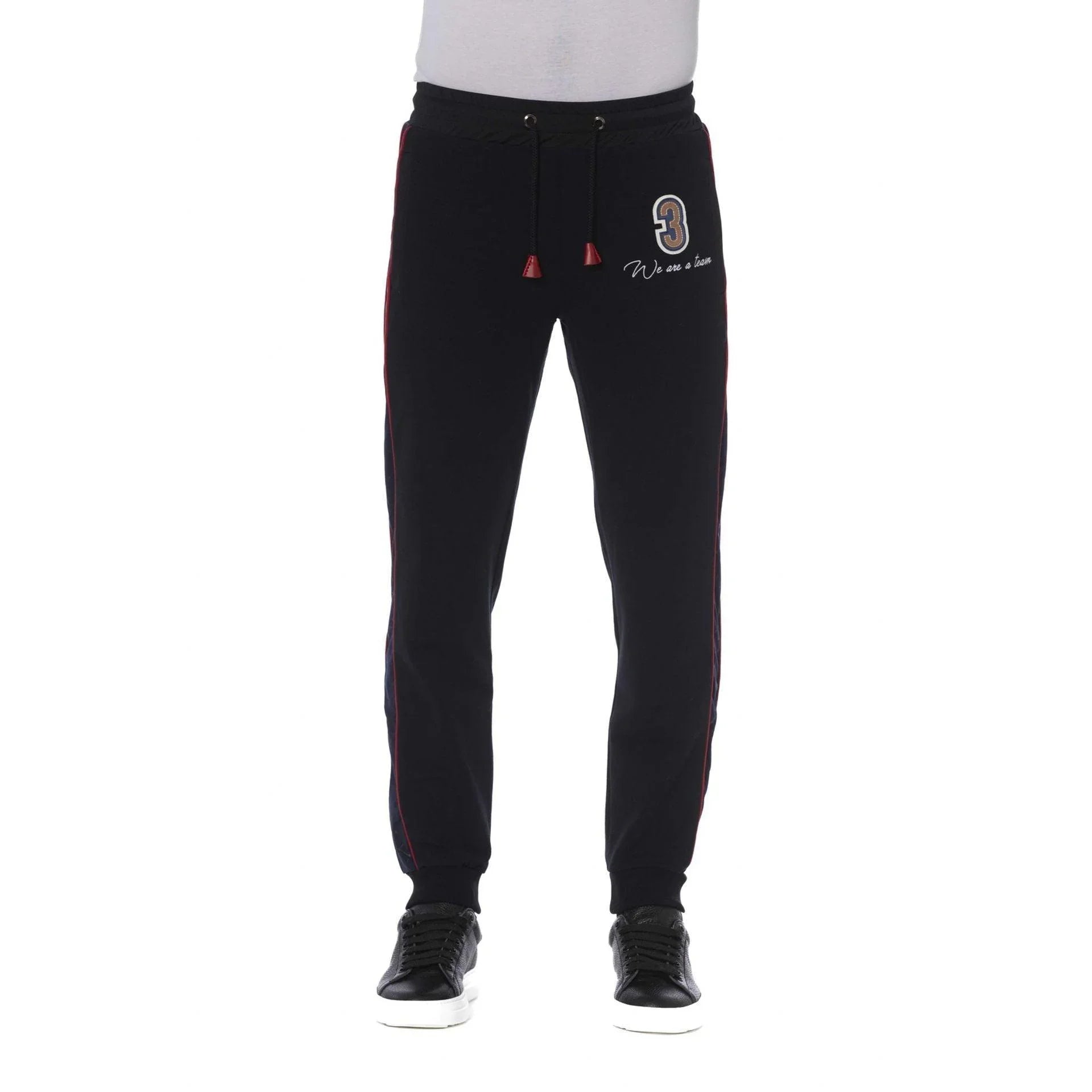 Sporty Men Sweatpants – Mid Rise Logo Comfort -Guocali